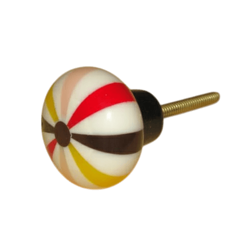 IRON & MARBLE RESIN KNOB (POLISH)